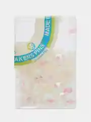 Белый пайетки   в коробочке