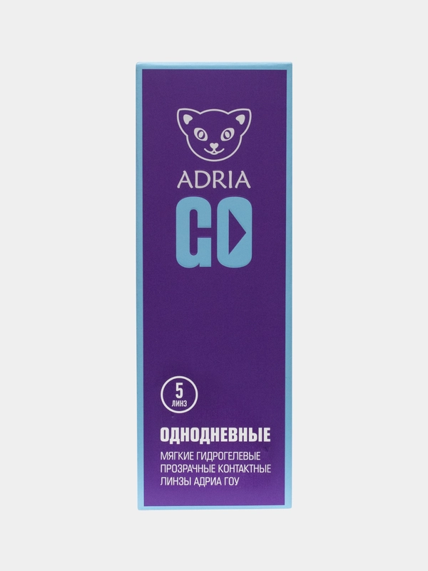Контактные линзы ADRIA GO, однодневные, все диоптрии, 5 шт