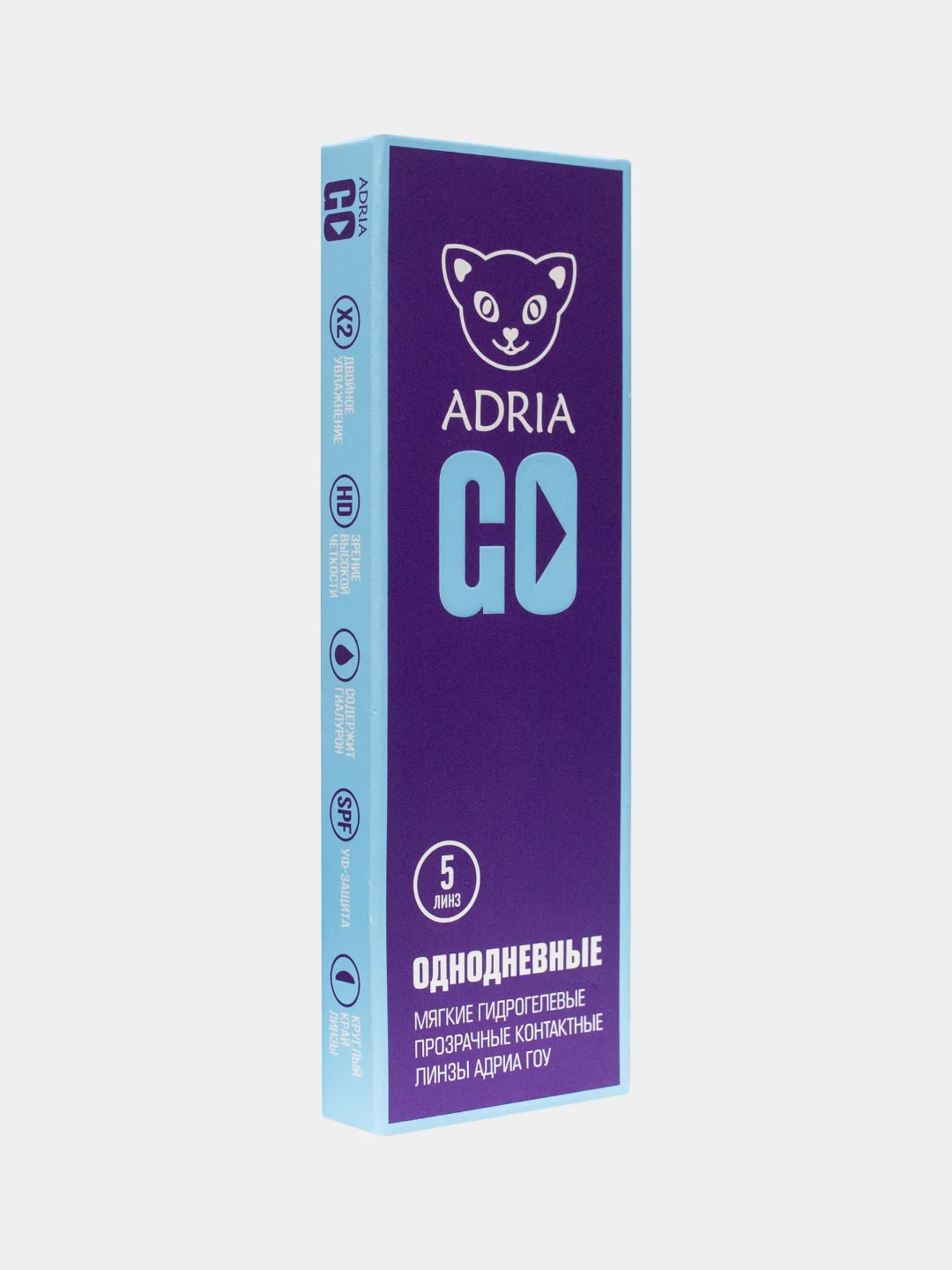 Контактные линзы ADRIA GO, однодневные, все диоптрии, 5 шт