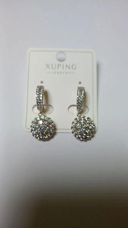 Серьги Xuping гипоаллергенный медицинский сплав