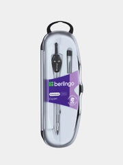 Готовальня Berlingo "Expert", 2 предмета, циркуль 135мм, пластиковый футляр