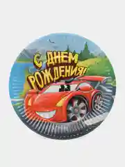 Ледяной наборы одноразовой посуды/ Новогодние тарелки бумажные одноразовые, в наборе 6/10/20 шт