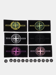 Патч stone island на одежду, нашивка стон Айленд