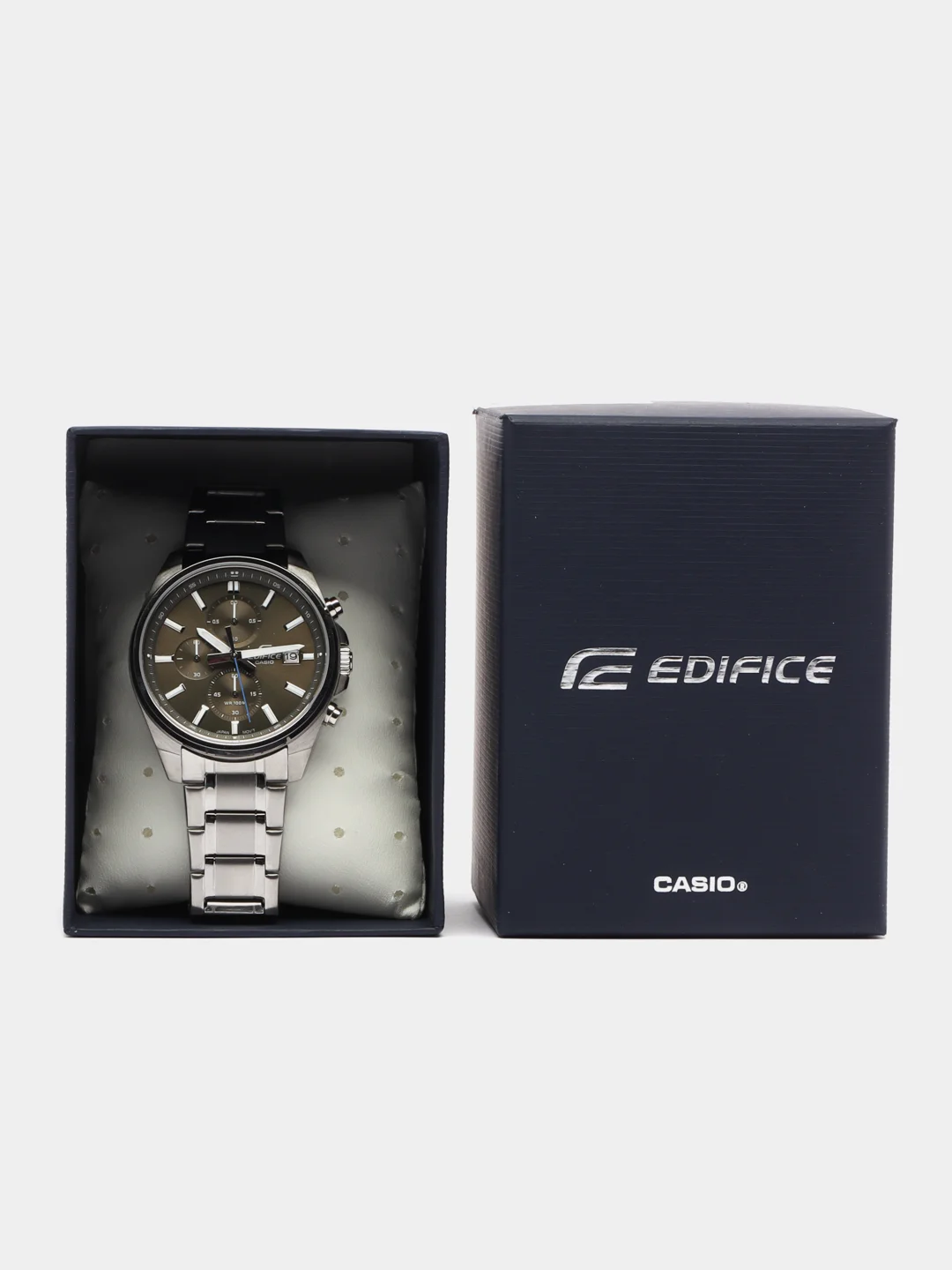 Бежевый меланж часы наручные Casio Edifice EFV-610, с хронографом