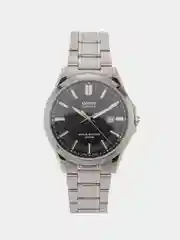 Серебряный японские наручные часы Casio Collection MTS-100
