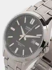 Серебряный японские наручные часы Casio Collection MTS-100