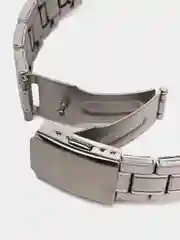 Серебряный японские наручные часы Casio Collection MTS-100
