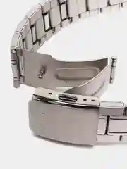 Серебряный японские наручные часы Casio Collection MTS-100