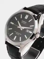 Черный японские наручные часы Casio Collection MTS-100