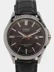 Черный японские наручные часы Casio Collection MTS-100