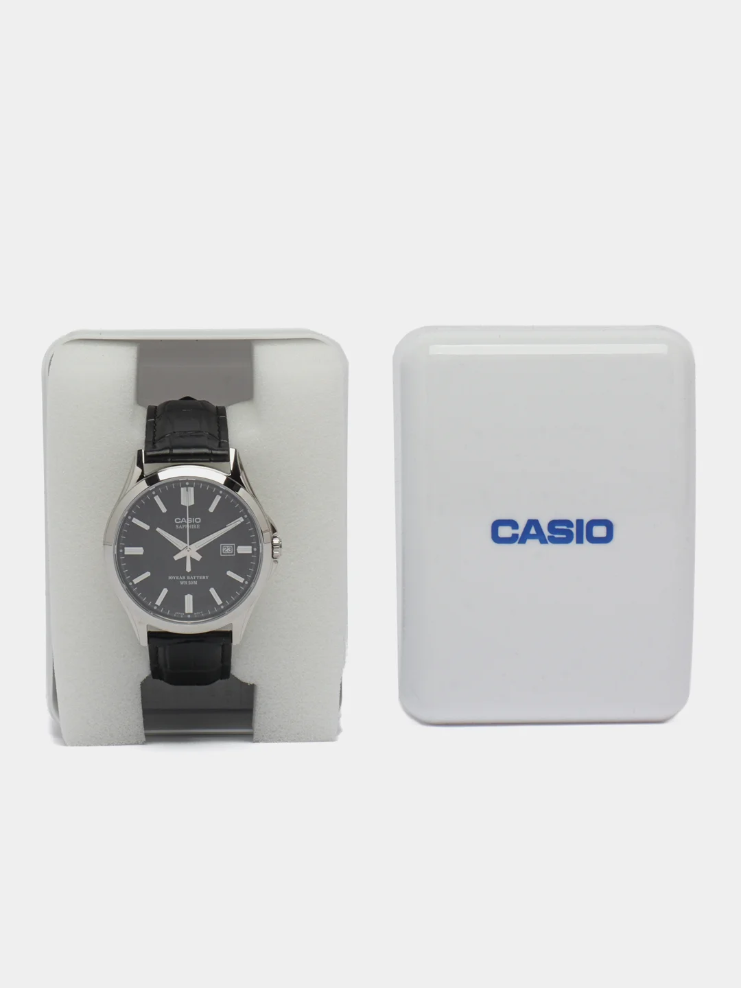 Черный японские наручные часы Casio Collection MTS-100