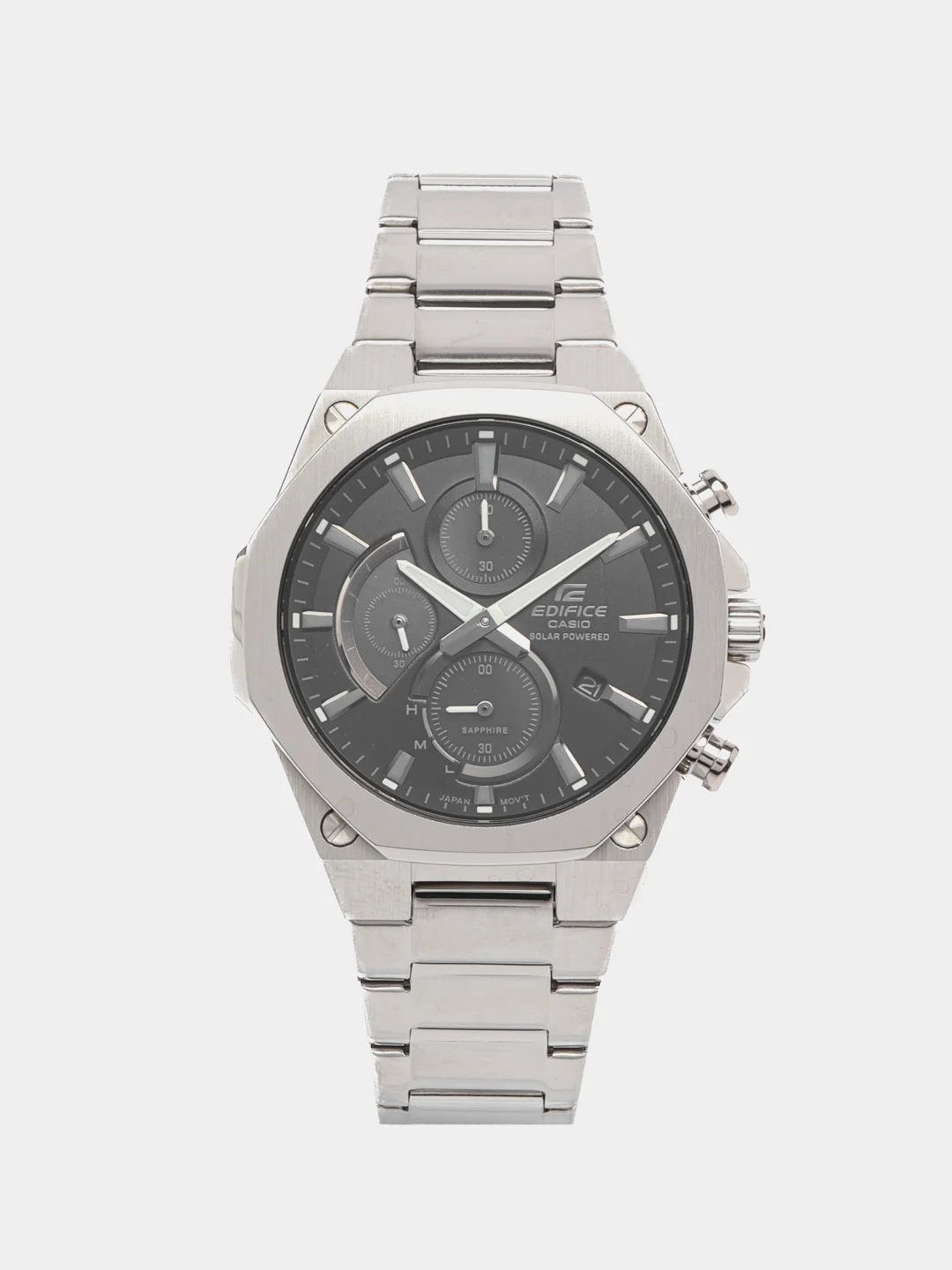 Серебряный наручные часы Casio Edifice EFS-S570D / EFR-S567D с хронографом