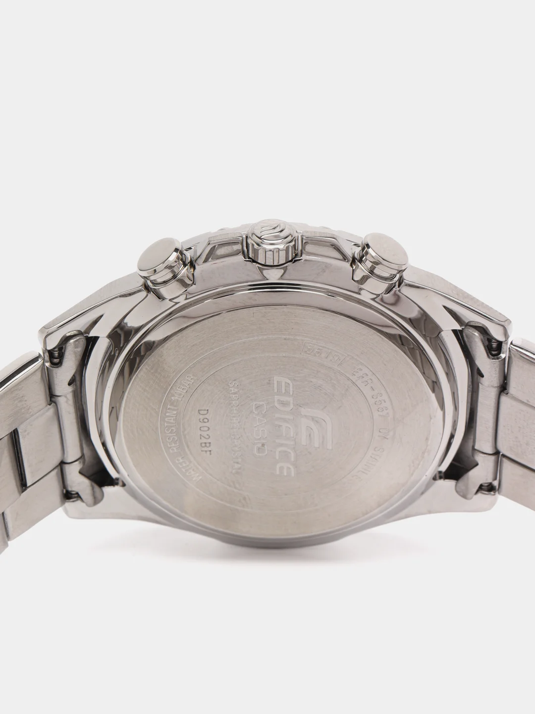 Серебряный наручные часы Casio Edifice EFS-S570D / EFR-S567D с хронографом