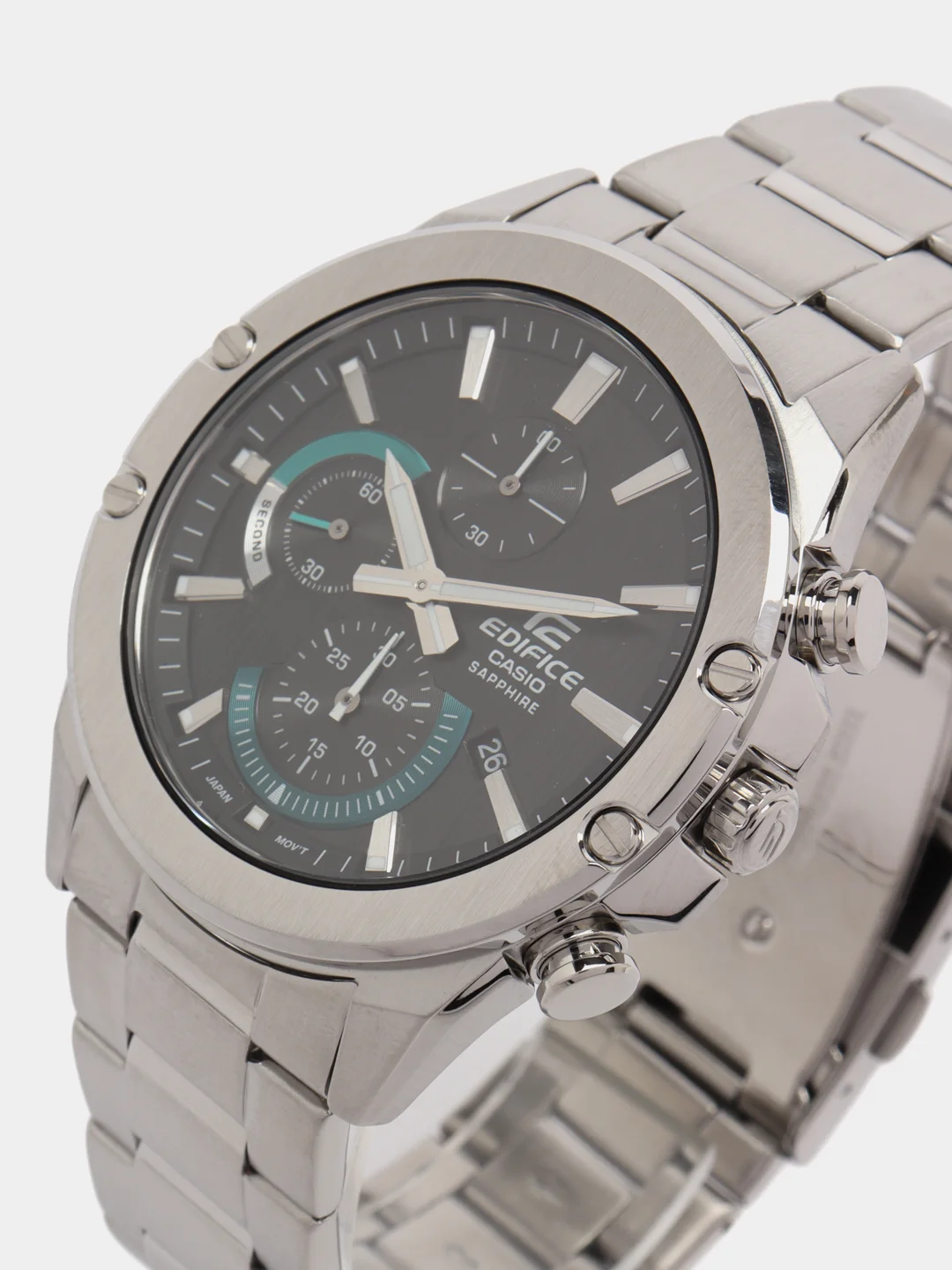 Серебряный наручные часы Casio Edifice EFS-S570D / EFR-S567D с хронографом