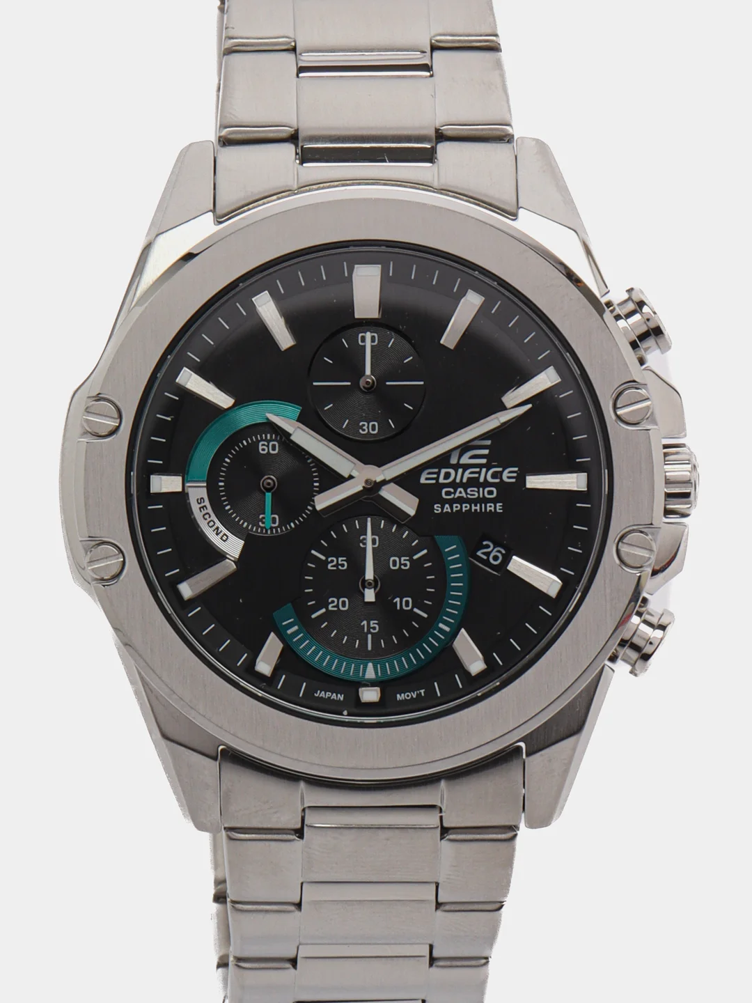 Серебряный наручные часы Casio Edifice EFS-S570D / EFR-S567D с хронографом