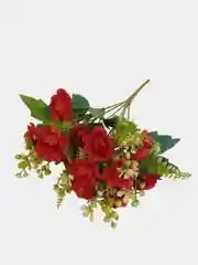 Искусственные цветы "Камелия", букет камелий