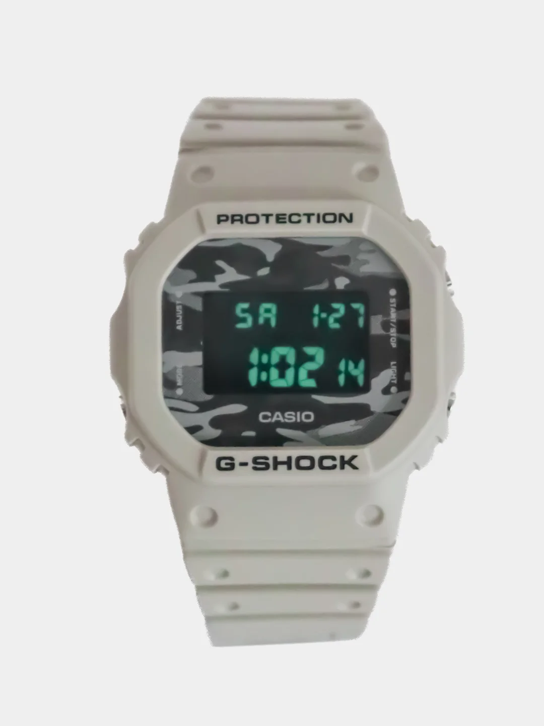 Бежевый меланж наручные часы Casio G-SHOCK GA-2100 / GA-100 / DW-5600
