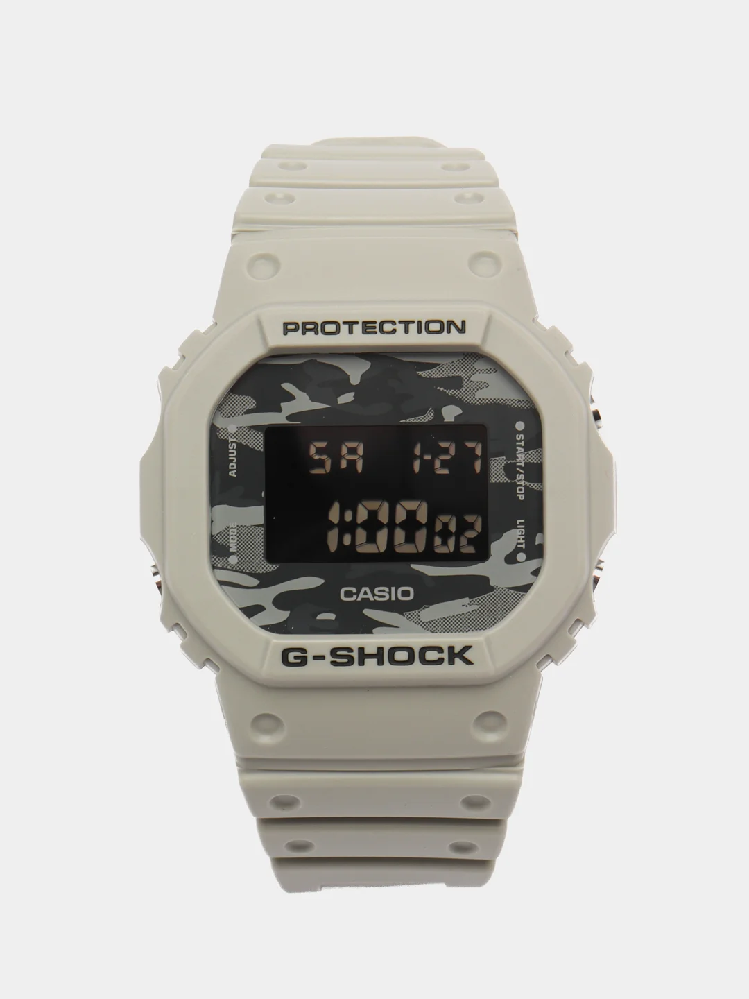 Бежевый меланж наручные часы Casio G-SHOCK GA-2100 / GA-100 / DW-5600