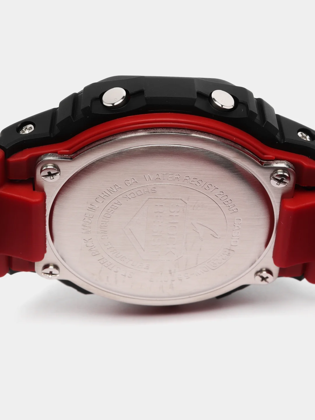Красный наручные часы Casio G-SHOCK GA-2100 / GA-100 / DW-5600