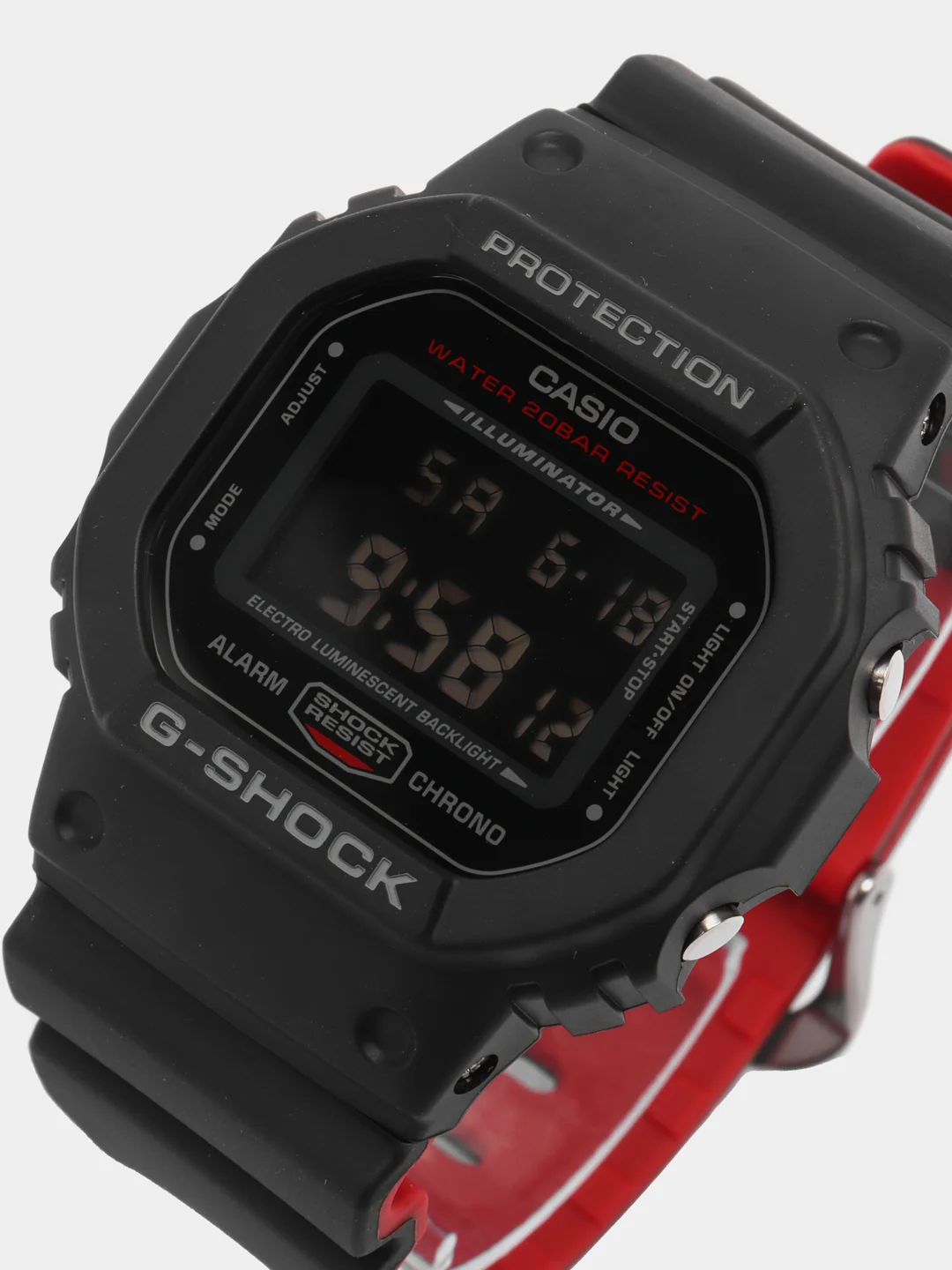 Красный наручные часы Casio G-SHOCK GA-2100 / GA-100 / DW-5600