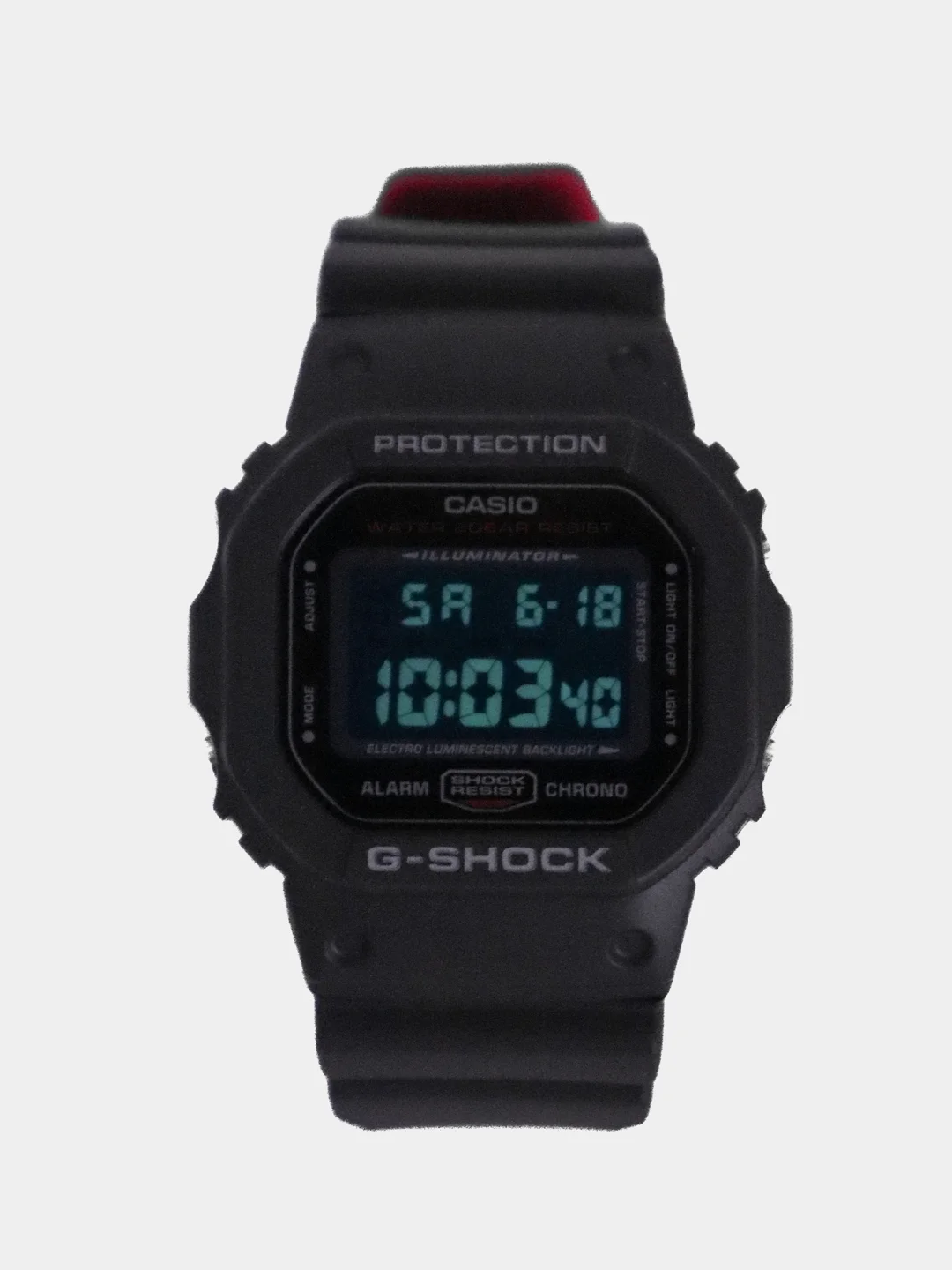 Красный наручные часы Casio G-SHOCK GA-2100 / GA-100 / DW-5600