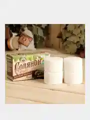 Соляной брикет для бани и сауны, 4 шт, вес 350 гр