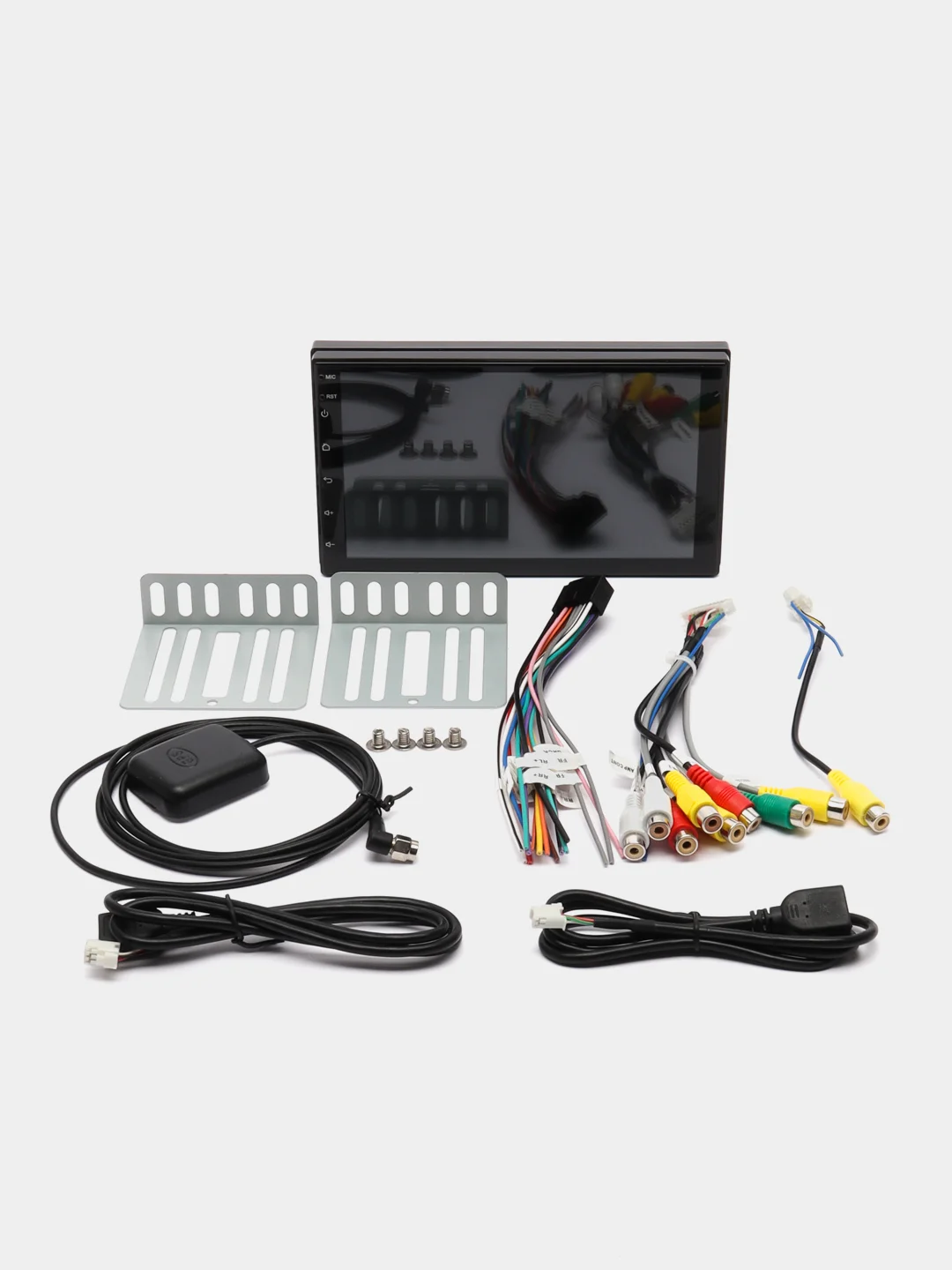 Магнитола 2 DIN с Android 14, 3GB+32GB, экран 7", Bluetooth, USB