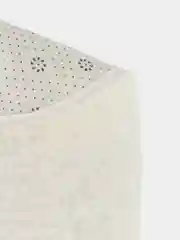Белый ворсовый коврик 60 x 40 см