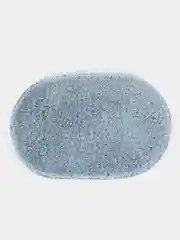 Голубой ворсовый коврик 60 x 40 см