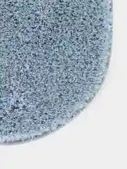 Голубой ворсовый коврик 60 x 40 см