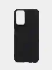Хром чехол для Redmi Note 12S / Редми Нот 12С силиконовый, матовый, черный