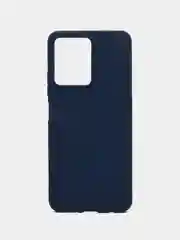 Темно-синий чехол для Redmi Note 12 4G (Редми Нот 12 4Г), силиконовый, матовый