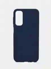 Синий меланж чехол для Samsung Galaxy A24 (Самсунг Галакси А24), силиконовый, матовый