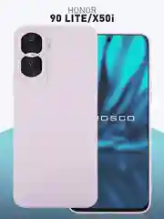 Чехол для Honor 90 Lite, Honor X50i матовый / прозрачный ROSCO силиконовый с защитой камер