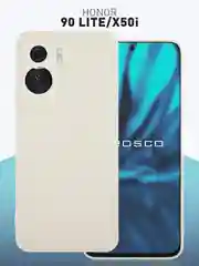 Чехол для Honor 90 Lite, Honor X50i матовый / прозрачный ROSCO силиконовый с защитой камер
