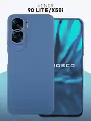Чехол для Honor 90 Lite, Honor X50i матовый / прозрачный ROSCO силиконовый с защитой камер