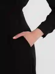 Черный платье женское в запах