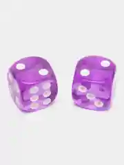 Кости игральные 1.4 х 1.4 см прозрачные
