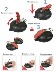 Присоска крепление для багажника и на крышу