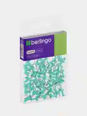 Кнопки силовые Berlingo, 50 штук, цветные, голубые