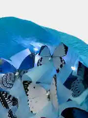 Готовый!Светящийся букет из бабочек