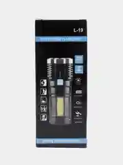 LED Фонарик ручной светодиодный аккумуляторный