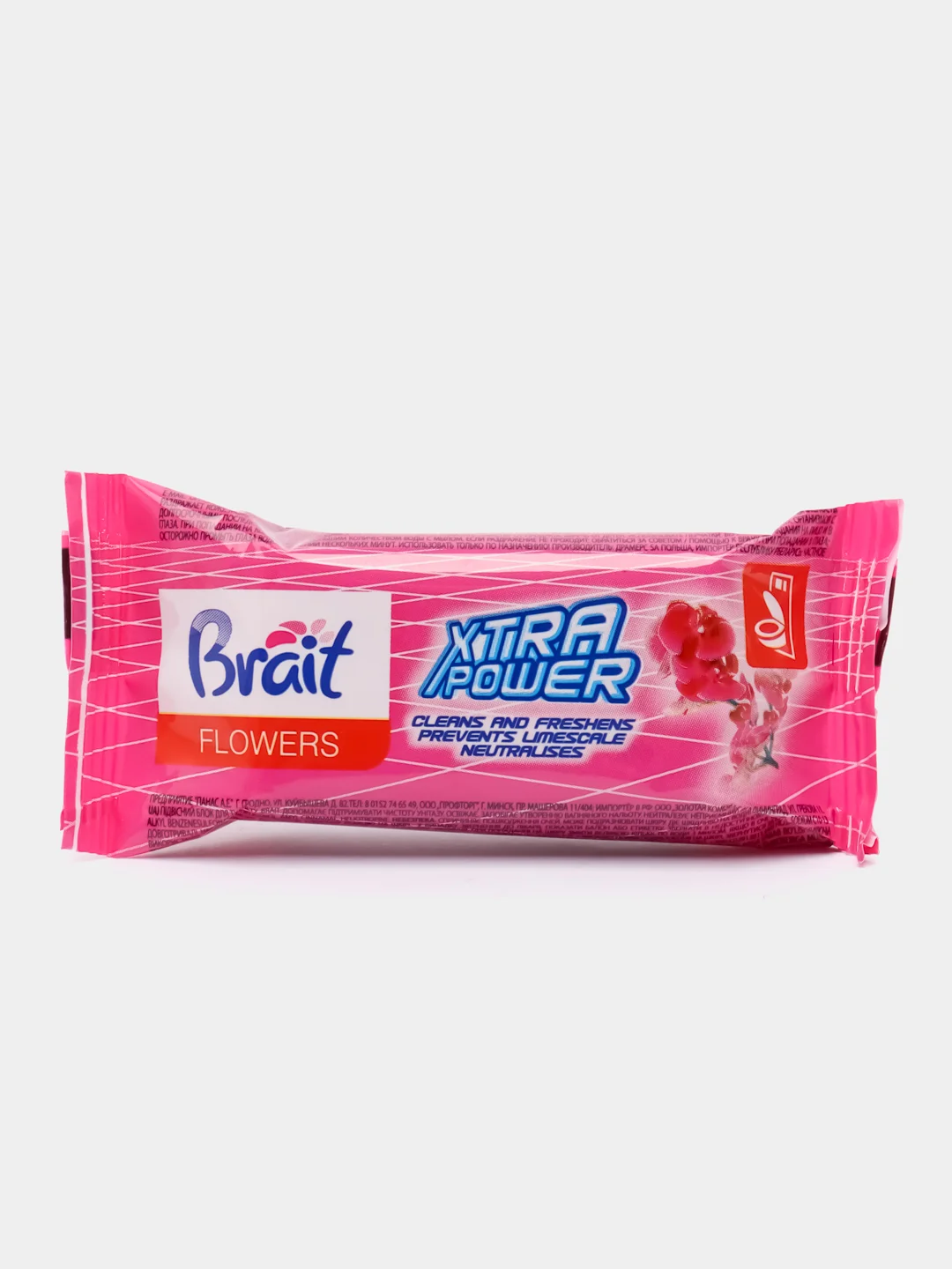 Brait Сменный блок для корзинки в унитазе FLOWERS Xtra Power 40г