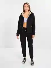Черный женский спортивный костюм с начесои