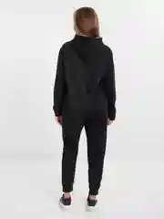Черный женский спортивный костюм с начесои