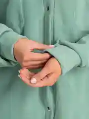 Мятный женский спортивный костюм оверсайз, двусторонний флис, рубашка и штаны