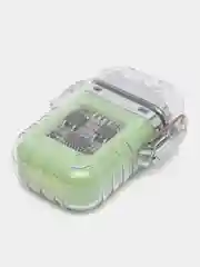 Бирюзовый зажигалка электронная, USB, импульсная