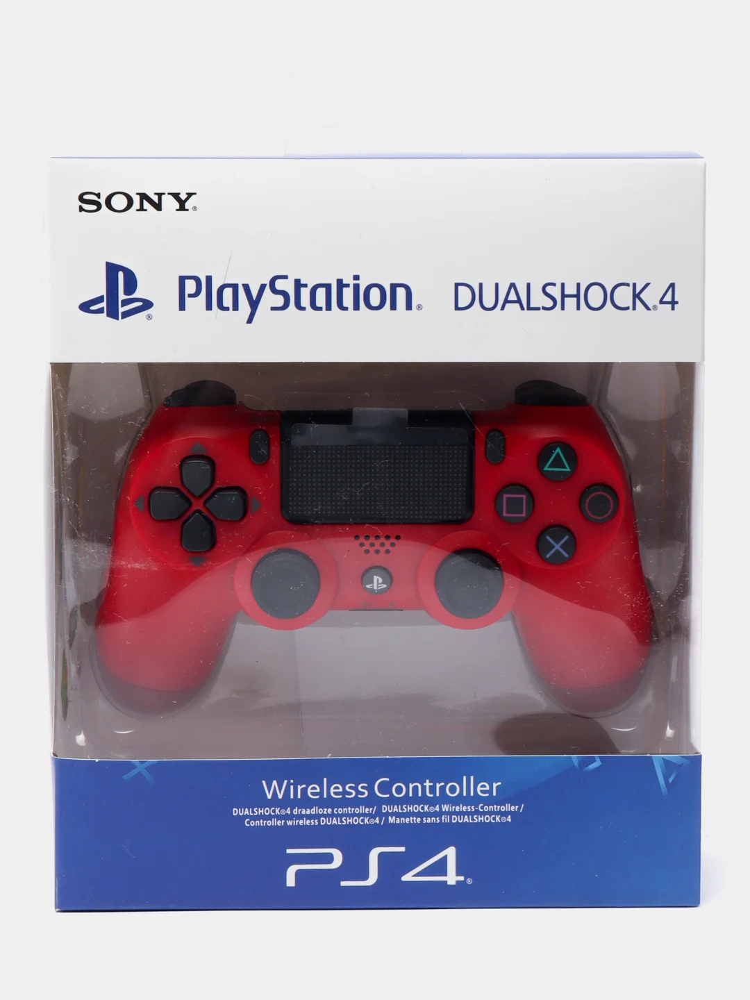 Красный беспроводной геймпад DuoShock 4 для Sony PlayStation 4