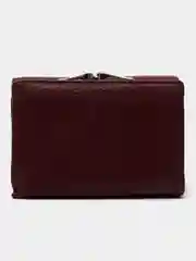 Бордовый женский кошелек Classic с монетницей на магните