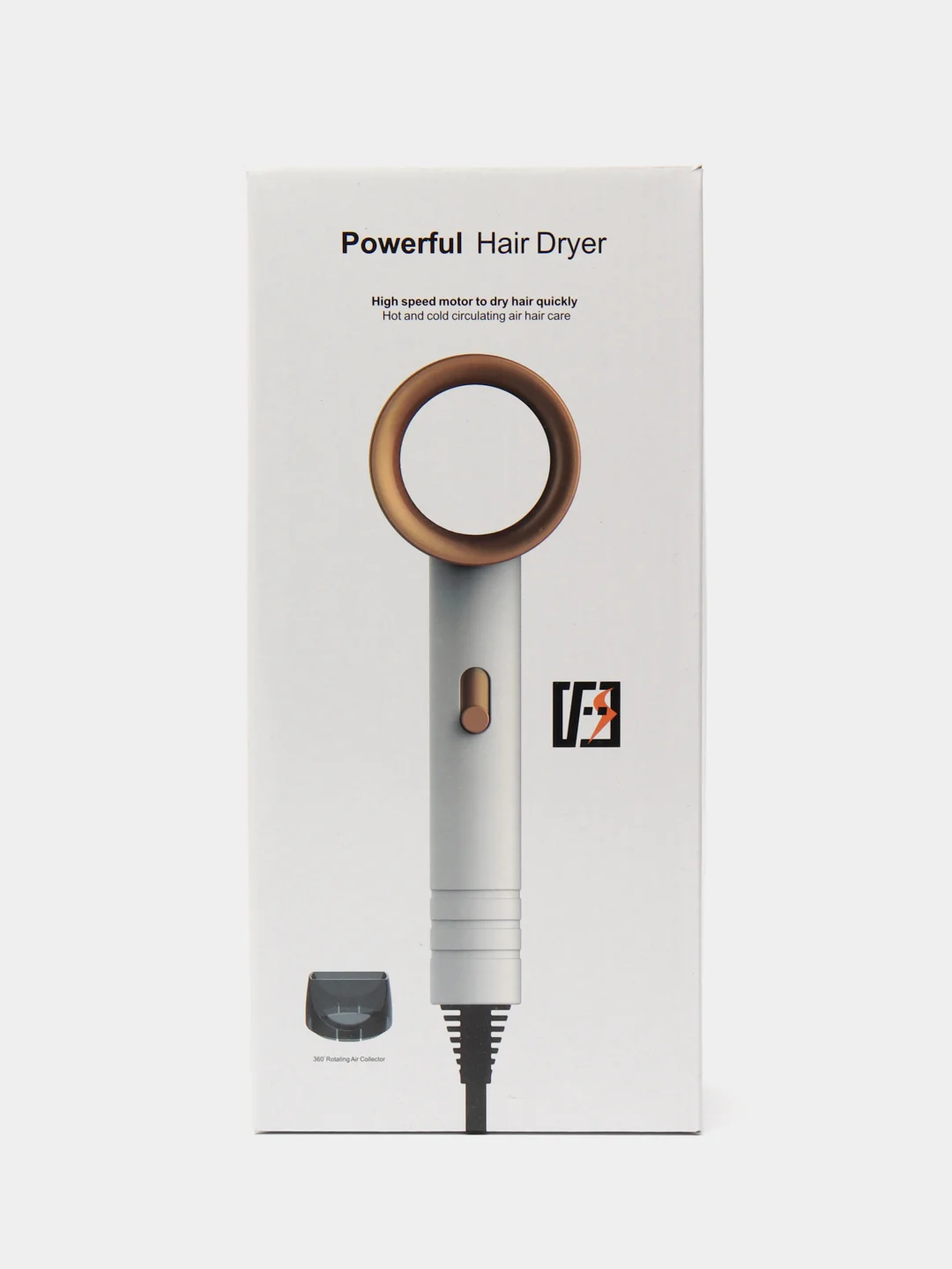 Медный фен для укладки и сушки волос с ионизацией Effective Dry